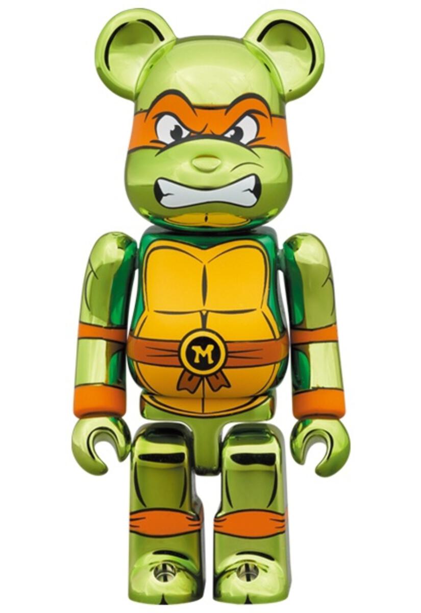 Be Rbrick Bearbrick Ninja Turtle BE@RBRICK Slash 1000% Printed PVC