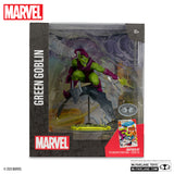 Mcfarlane Toys Marvel Green Goblin 1:10th Scale with Scene (The Amazing Spider-Man #312) PLATINUM EDITION