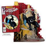 Mcfarlane Toys Marvel Spider-Man (Symbiote Suit) 1:6th Scale with Scene & Comic - The Amazing Spider-Man #300