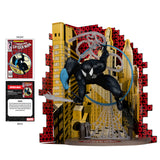 Mcfarlane Toys Marvel Spider-Man (Symbiote Suit) 1:6th Scale with Scene & Comic - The Amazing Spider-Man #300