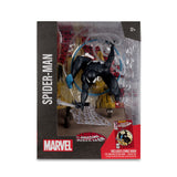 Mcfarlane Toys Marvel Spider-Man (Symbiote Suit) 1:6th Scale with Scene & Comic - The Amazing Spider-Man #300