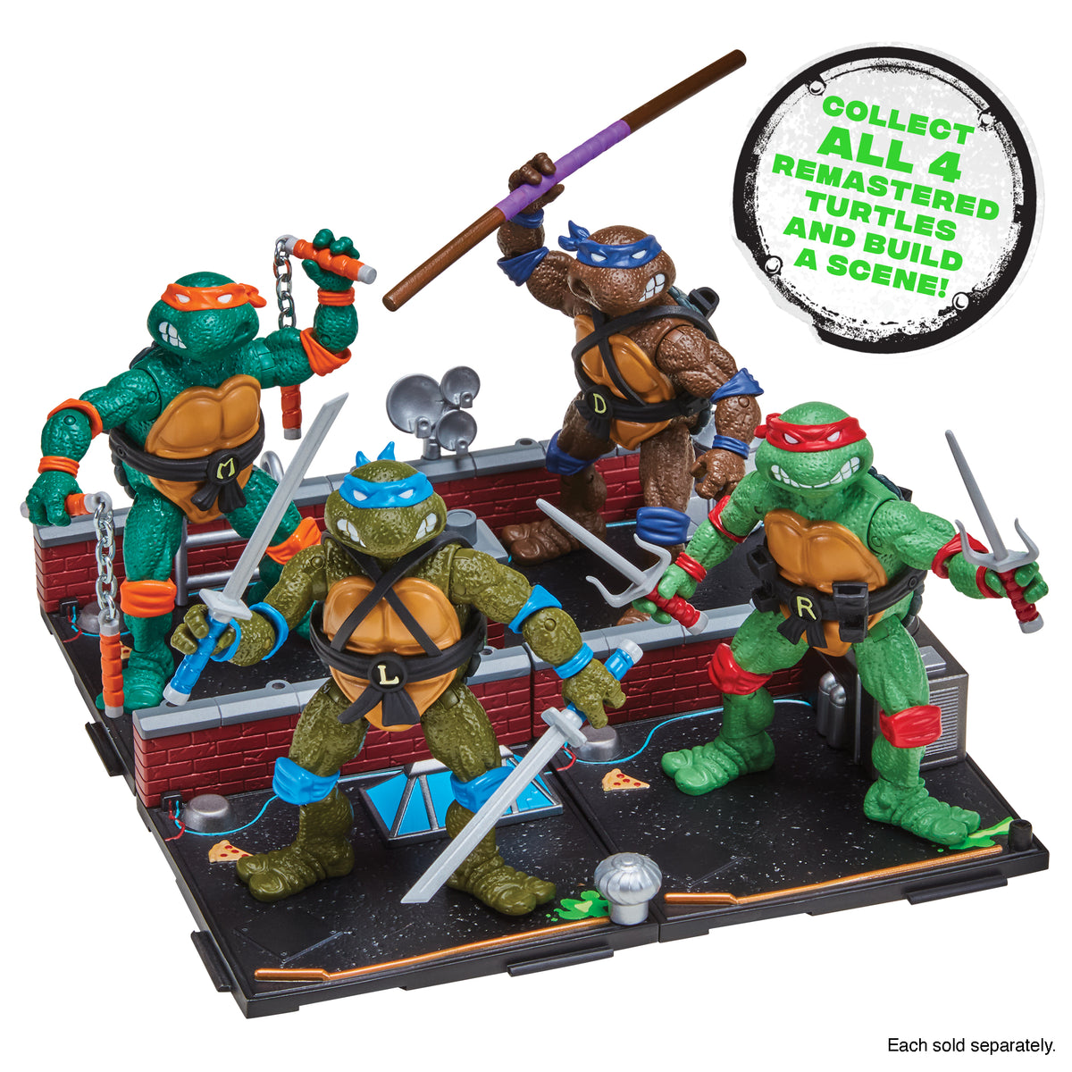 Playmates TMNT 40th Anniversary Original Sketch Turtle Figure 4