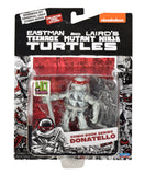 Playmates TMNT 40th Anniversary Black & White Comic Book Turtle Figure 4-Pack Bundle With Comic Book