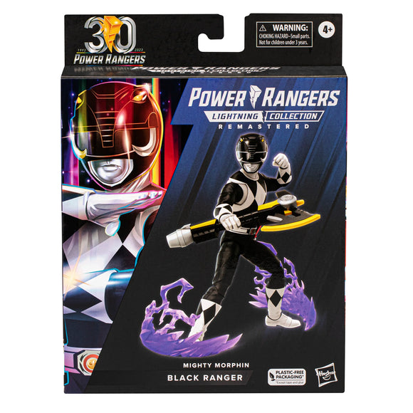 Hasbro Power Rangers Lightning Collection Remastered Mighty Morphin Black Ranger