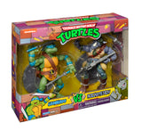 Playmates TMNT Classic Collection 6" 2Pk - Leo Vs Rocksteady