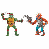Playmates TMNT Classic Collection 6" 2Pk - Raphael vs. Triceraton