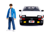 Jada 1:24 Initial D Toyota Trueno AE86 with Takumi Figure