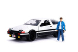 Jada 1:24 Initial D Toyota Trueno AE86 with Takumi Figure