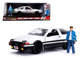 Jada 1:24 Initial D Toyota Trueno AE86 with Takumi Figure
