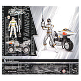 Hasbro Power Rangers Lightning Collection In Space Silver Ranger & Silver Cycle