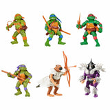 Playmates Teenage Mutant Ninja Turtles II: The Secret of the Ooze Movie Star Retro Rotocast Action Figure 6-Pack in Sewer Subway Car Box