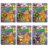Playmates Teenage Mutant Ninja Turtles II: The Secret of the Ooze Movie Star Retro Rotocast Action Figure 6-Pack in Sewer Subway Car Box