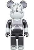 Medicom Bearbrick 100% & 400% Set KISS Spaceman Chrome Version