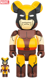 Medicom Bearbrick Wolverine (Brown Ver.) 100% & 400%