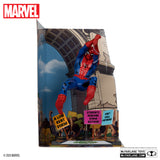 Mcfarlane Toys Marvel Spider-Man 1:10th Scale with Scene (The Amazing Spider-Man #68) GOLD LABEL