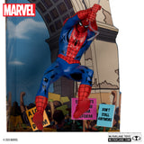 Mcfarlane Toys Marvel Spider-Man 1:10th Scale with Scene (The Amazing Spider-Man #68) GOLD LABEL