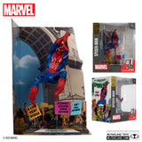 Mcfarlane Toys Marvel Spider-Man 1:10th Scale with Scene (The Amazing Spider-Man #68) GOLD LABEL