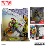 Mcfarlane Toys Marvel Green Goblin 1:10th Scale with Scene (The Amazing Spider-Man #312) PLATINUM EDITION