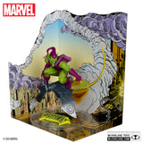Mcfarlane Toys Marvel Green Goblin 1:10th Scale with Scene (The Amazing Spider-Man #312) PLATINUM EDITION