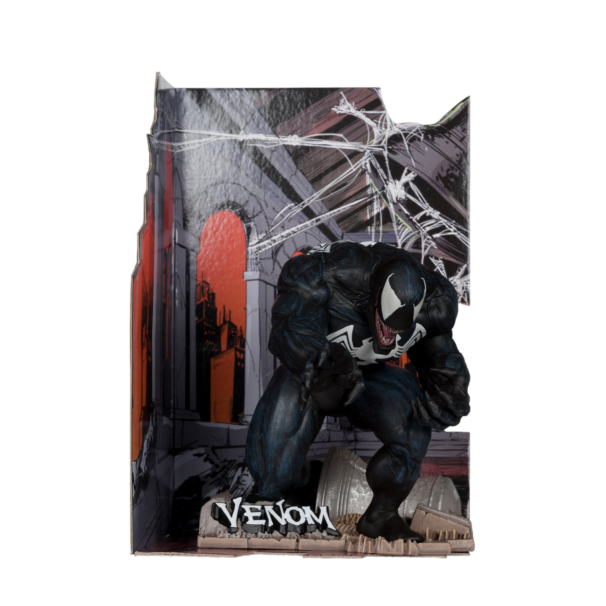Mcfarlane Toys Marvel Venom 1:10th Scale with Scene - The Amazing