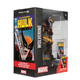 Mcfarlane Toys Marvel Wolverine 1:6th Scale with Scene & Comic - The Incredible Hulk #340