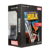Mcfarlane Toys Marvel Wolverine 1:6th Scale with Scene & Comic - The Incredible Hulk #340