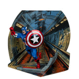Mcfarlane Toys Marvel Captain America 1:10th Scale with Scene - Captain America #100