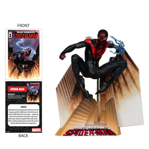 Mcfarlane Toys Marvel Spider-Man 1:10th Scale with Scene - Miles Morales: Spider-Man #1