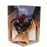 Mcfarlane Toys Marvel Spider-Man 1:10th Scale with Scene - Miles Morales: Spider-Man #1