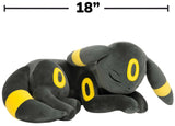 Jazwares Pokemon Sleeping Umbreon 18 Inch Plush