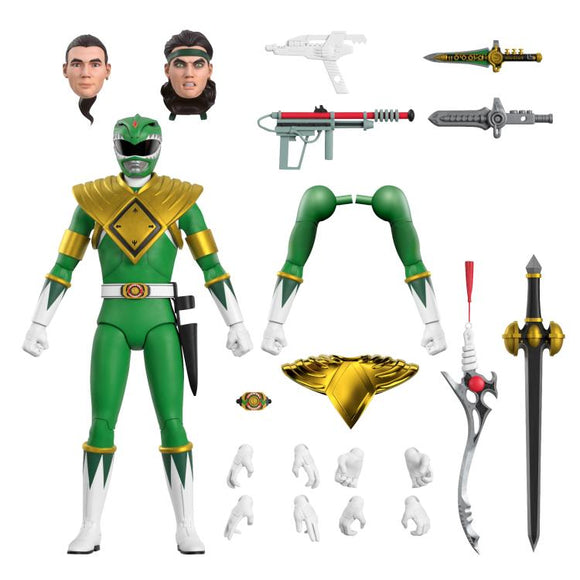 Super7 Mighty Morphin Power Rangers Ultimates! Green Ranger