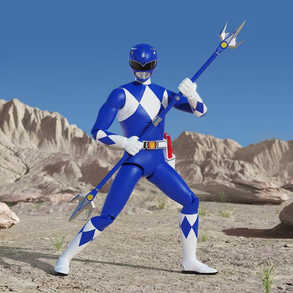 Super7 Mighty Morphin Power Rangers Ultimates! Blue Ranger