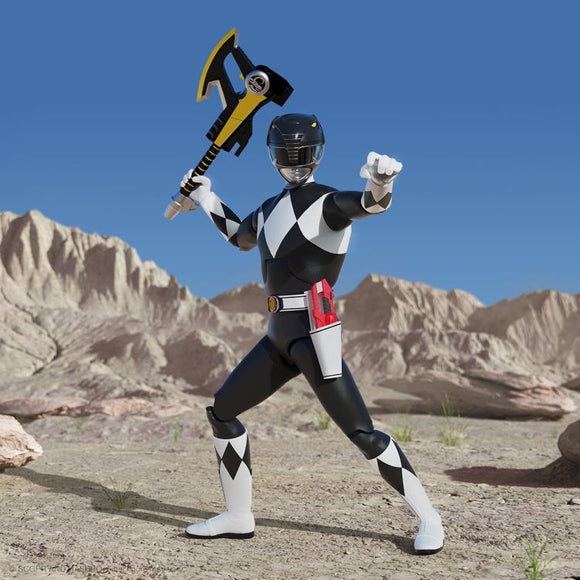 Super7 Mighty Morphin Power Rangers Ultimates! Black Ranger