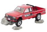 Tomica 1:64 LV-N320b Datsun Truck 4WD King Cab AD Red