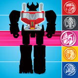 Playmates Toys Mighty Morphin Power Rangers: Re-Ignition Deluxe Combinable Dinozord Set - PRE-ORDER