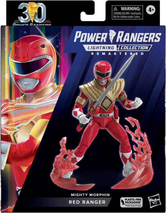 Hasbro Power Rangers Lightning Collection Remastered Mighty Morphin Red Ranger