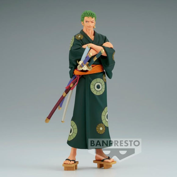 Banpresto One Piece DXF The Grandline Series Wano Country Roronoa Zoro (Yukata Ver.)