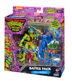 Playmates Toys Teenage Mutant Ninja Turtles Mutant Mayhem Leo vs Superfly Battle Pack