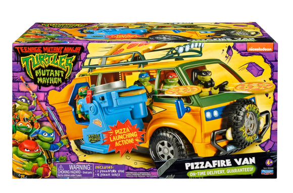 Playmates Toys Teenage Mutant Ninja Turtles Mutant Mayhem Pizza Van