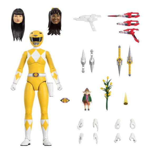 Super7 Mighty Morphin Power Rangers Ultimates! Yellow Ranger