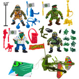 Playmates Teenage Mutant Ninja Turtles World of TMNT Sewer Heroes 4 Pack