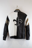 Starter NFL New Orleans Saints Vintage Leather Jacket Size L