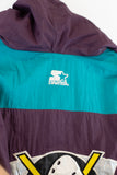 Starter NHL Mighty Ducks Vintage Pullover Jacket Size Large
