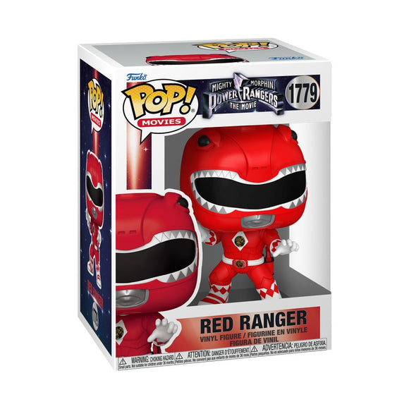 Funko Mighty Morphin Power Rangers: The Movie Red Ranger Pop! Vinyl - PRE-ORDER