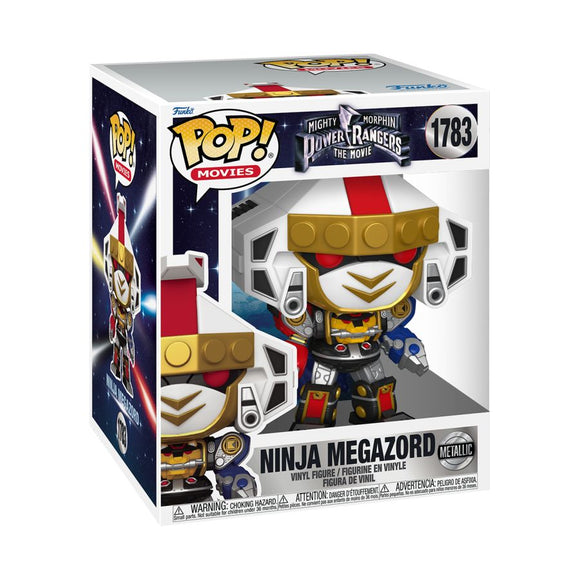 Funko Mighty Morphin Power Rangers: The Movie Ninja Megazord (Metallic) 6