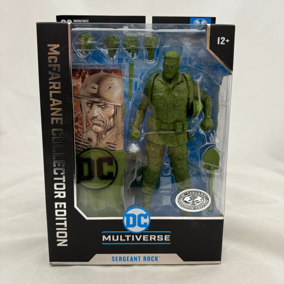 Mcfarlane Toys DC Multiverse - Sergent Rock (DC Classics) Collectors Edition #14 PLATINUM EDITION