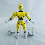 Bandai 1997 Power Rangers Turbo Grapple Hooks Shoot! Turbo Ranger Slides! Yellow Turbo Ranger