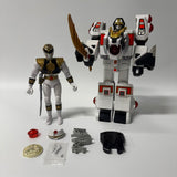 Bandai 1994 MMPR White Tigerzord & White Ranger