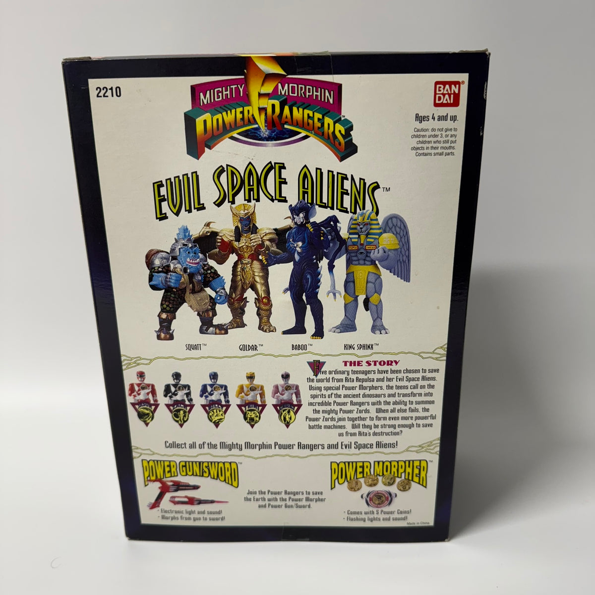 Bandai 1993 MMPR Evil Space Alien Bones SEALED – Angel Grove Toys ...