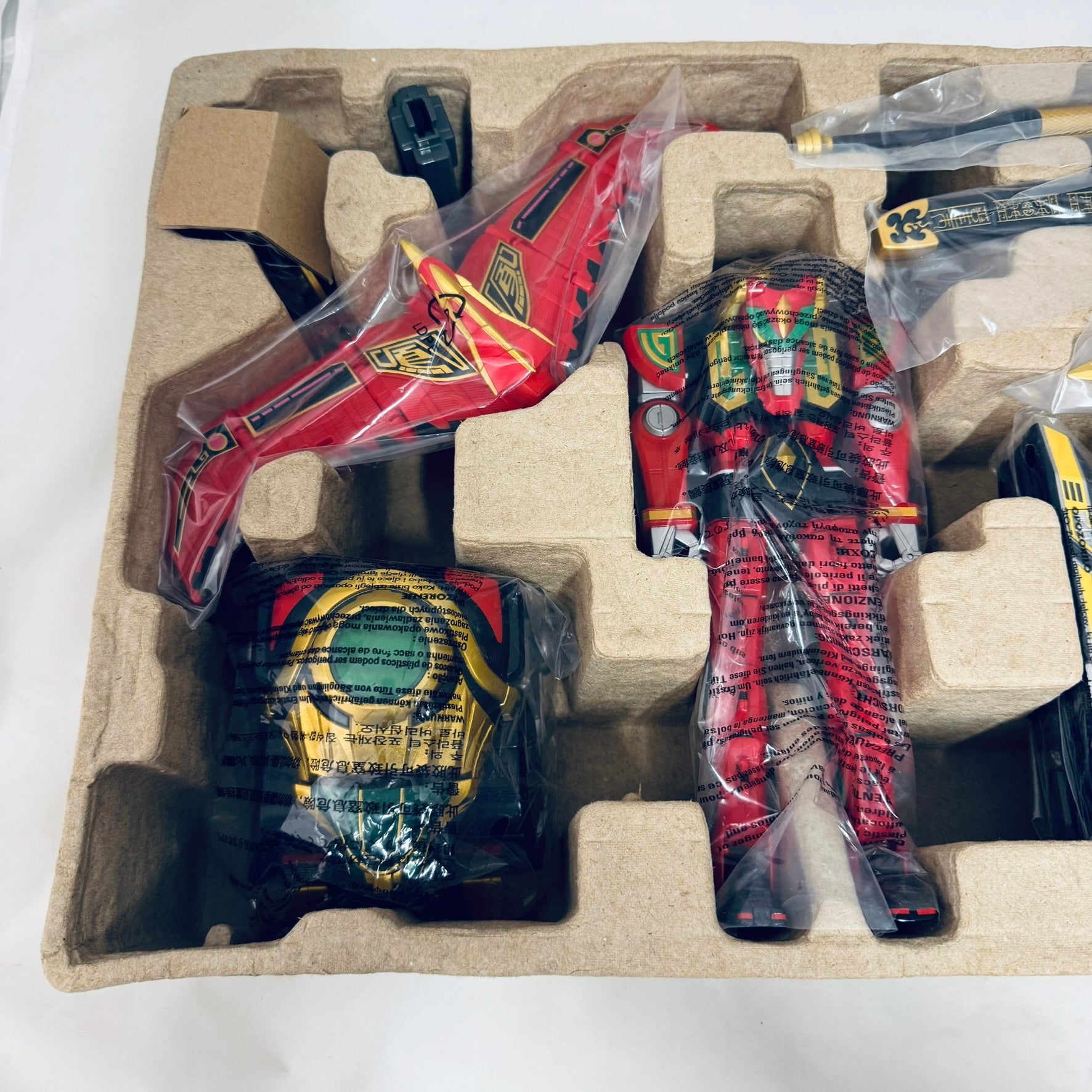 MIGHTY MORPHIN POWER Rangers MMPR Thunder Megazord 1994 Red Dragon